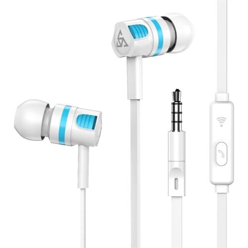 Olhveitra Universal 3.5mm In-Ear Wired Earphones For iPhone Huawei Xiaomi Extra Bass Sport Stereo Earbuds With Mic Headset Gamer