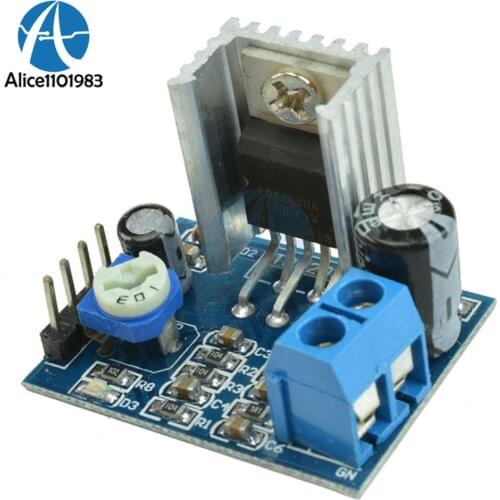 Power Supply Audio Amplifier Board Module TDA2030 TDA2030A 6-12V 18W Single Audio Power Amplifier Chip Power Light DIY Horn