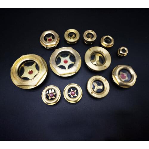 Hex Head M10/12/14/16/20...M60 Metric Male Brass Oil Level Sight Glass Window Use In Air Compressor Lathe