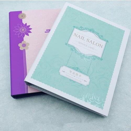 Nail Polish Display Book Nail Art Showing Shelf Nail Art Template False Nail Color Book Display Manicure Tool For Women 20#1121