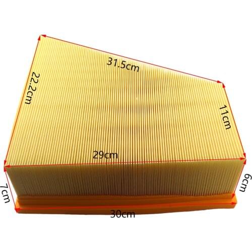 Car Engine Air Filter Fits FORD Galaxy(WM)[2006-2015] MondeoIV S-Max (WS)2007-2015 VOLVO S80 V70 6G91-9601-AC