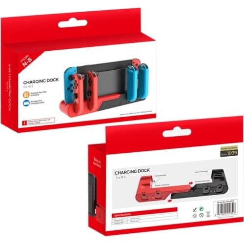 Joy-Con Charge Stand 4 Controller Charging Dock for Switch USB port