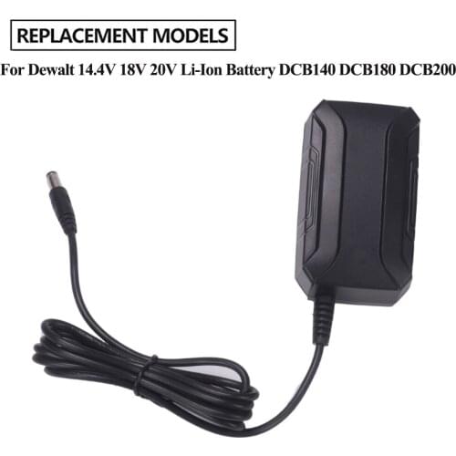 DCB140 Li-ion 14.4V 18V Battery Charger For Dewalt DCB141-XJ DCB182 DCB200 DCB204 DCB183 DCB184 Batteria