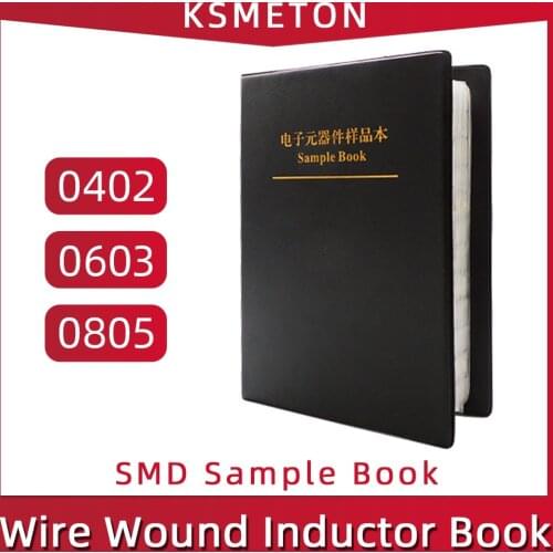 0402 0603 0805 SMD Wire Wound Chip Ceramic Inductor Chip Inductance Assorted Kit Sample Book SMT Assortment Sample Book