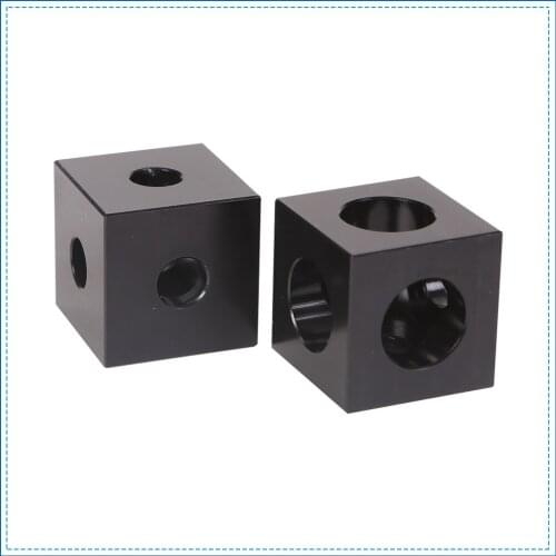 3D Printer Parts 2020 Aluminum Block Three Way V-slot Connector Cube wheel corner for connecting aluminum profile three sides