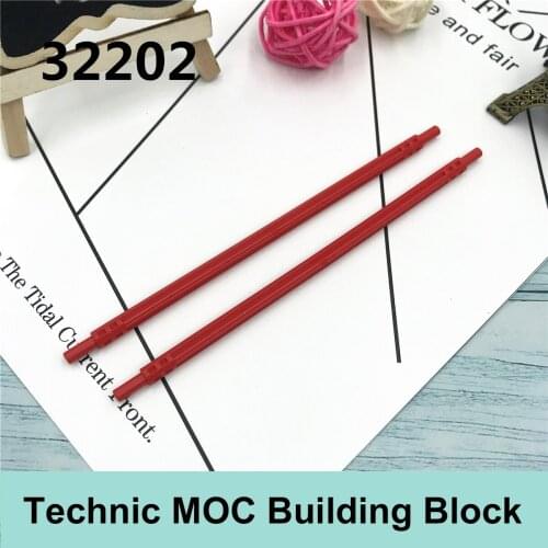 10PCS Technology Building Blocks Parts Compatible with Major Brand Technology Moc Parts 32202 1x16 Soft Cross Gifts Toys