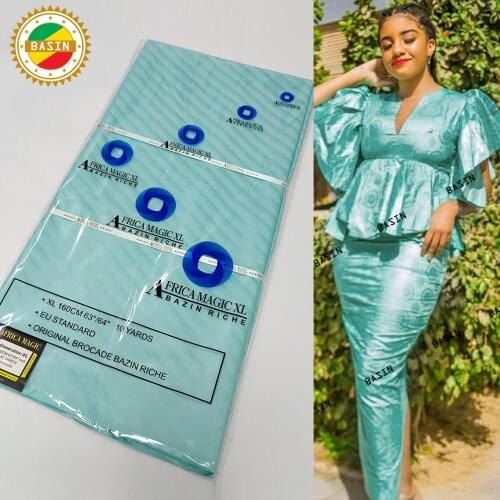 160 CM XL Size Fragrance Bazin Riche With Fragrance Basin Riche Brocade For Gambia Fashion Women Dresses Laces Fabrics