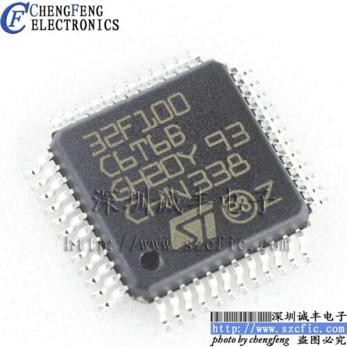 5pieces STM32F100C6T6B ST MCU
