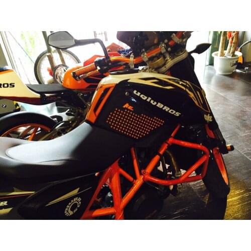 8 colour High quality Motorcycle Tank Traction Side Pad Gas Fuel Knee Grip Decal For KTM690 2014 2015 2016