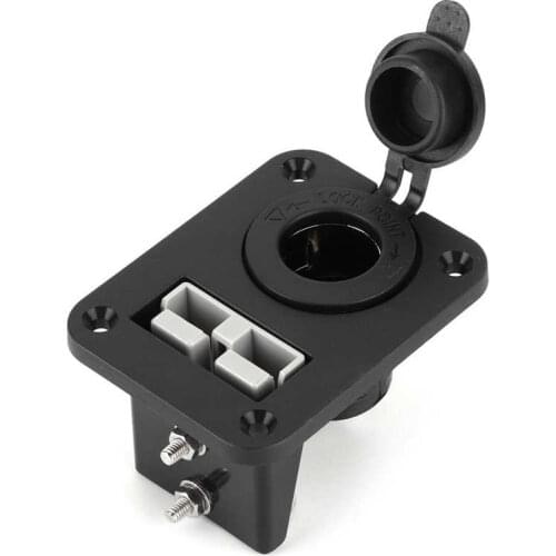 Cigarette Lighter Adapter Socket Plug Dual Output 50A 600W for Ship Yacht Motorhome Bus Truck Cigar Lighter Power Outlet