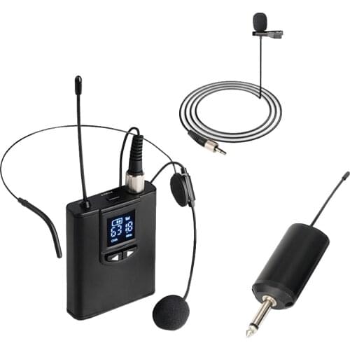 Wireless Microphone Wireless Headset MIC For Voice Amplifier Computer Lavalier Microphone Speaker Teachers Interview