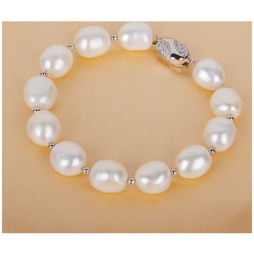 Original design jewelry 100% Natural freshwar Pearl bracelet for women 925 sterling Silver clasp