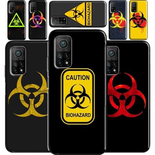 Biohazard Symbol Logo For Xiaomi Mi 11 Case Cover Note 10 Lite 10T Phone Cover For Poco X3 Pro M3 F1 F2 F3 Case