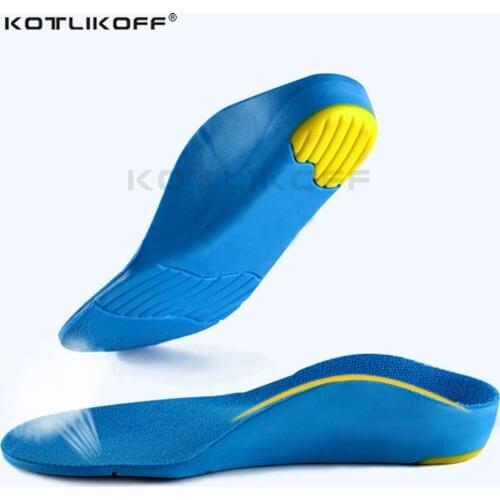 KOTLIKOFF Professional Insole Orthotic Arch Support Insole for kids Flat Foot O/X Leg Foot Valgus Corrector Shoe Cushion Insert
