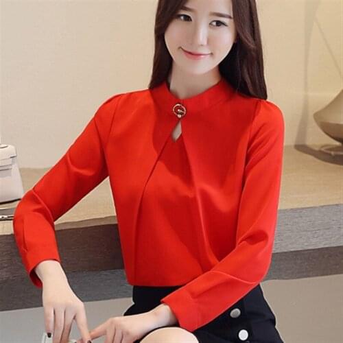 Блузки с воротником HUI LI FA China At AliExpress