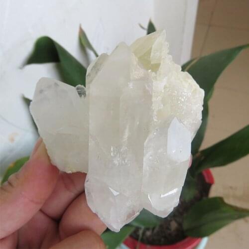147g Natural Rock Quartz Crystal Cluster Point Reiki Healing Crystal Mineral Specimen Home Decoration Fengshui Stone