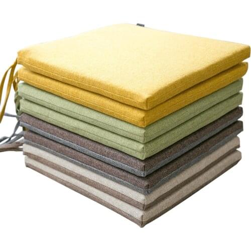 38x38cm/43x43cm Plaid Chair Cushion Mat Pad Meditation Cushions Mat Pad Seat Cushions Coussin Decoration For Home & Office Sofa