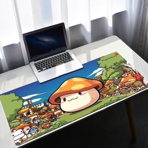 Mouse Pads Maplestory Custom Pad Gamer Kawaii Decor Accessories Mats Xxl Girl Keyboard Anime Mousepad Gaming Padmouse Desk