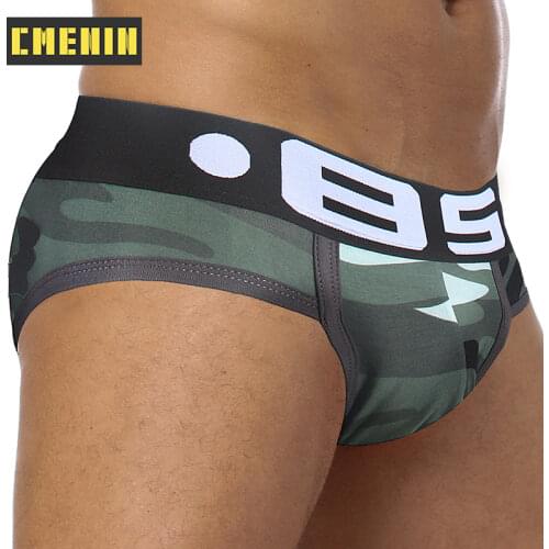 CMENIN Men Briefs Underwear Sexy Gay Underpants Mesh Brief Bikini Under Wear Male Ropa Interior Hombre Man Panties Cueca BS141