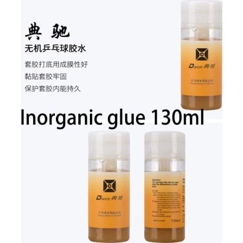 Dianchi inorganic glue 130ml water solubility bond adhesive for assemble table tennis rubber and blade to racket ping pong game