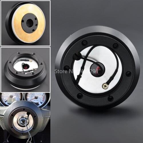 Racing Steering Wheel Short Hub Adapter Boss Kit Black Fit For Toyoya Camry Corolla Celica LAND CRUISER 4Runner