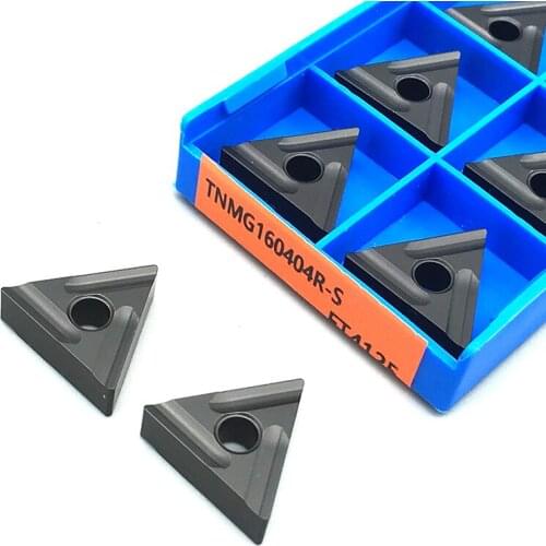 TNMG160404 R S FT4125 External Turning Tools Carbide insert TNMG 160404 Lathe cutter Tool Tokarnyy turning insert