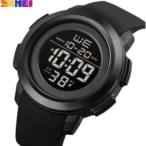 SKMEI Mens Digital Watches Casual Sports Chrono Led Light Display Electronic Male Clock Waterpoof Wristwatch Relogio Feminino