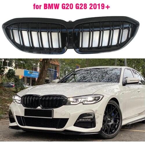 Grille Replacement Glossy Black Kidney Front Bumper Grill FOR BMW G20 3 serie 320d 330i m340i