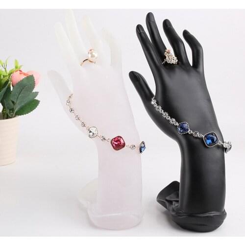 Resin Hand Portrait Model Jewelry Stand Storage Hanging Bracelet Ring Props Jewelry Counter Display