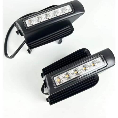LED Daytime Running Light for Toyota Prado 120 LC120 GRJ120 Land cruiser 2003~2009 Fog lamp drl bumper light