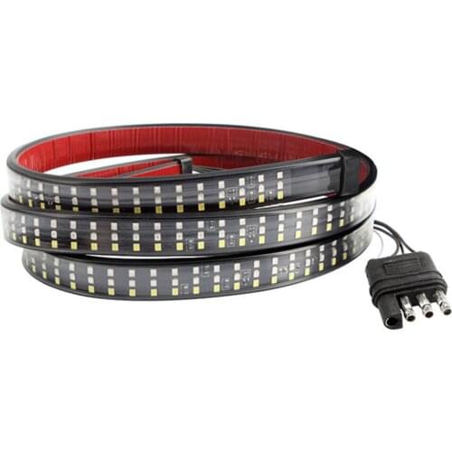 60in LED Car Tailgate Light Bar Reverse Turn Signal Light Strip Waterproof Shockproof Car Tailgate Light