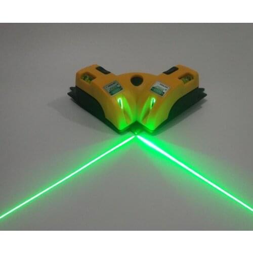 Green Laser 90 Degree Right-Angle Grounding Instrument Infrared Cutting Cloth Marking Instrument Cast Line Level