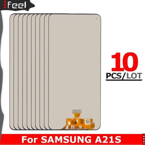 10Pcs OLED LCD For Samsung Galaxy A21s A217 LCD Display with frame Touch Screen Digitizer For Samsung A21s LCD SM-A217F/DS