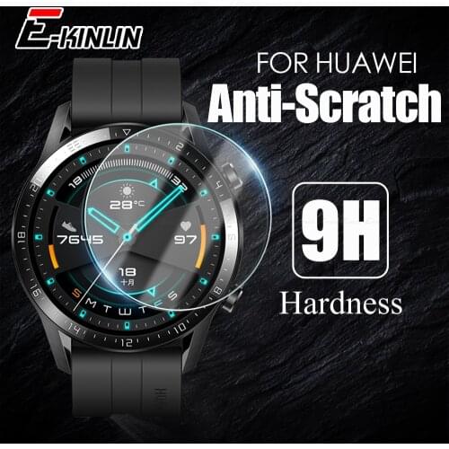 2.5D Clear Tempered Glass For Huawei Watch GT 2e 2 Pro 4G 42mm 46mm Sport Classic Smart Watch Screen Protector Protective Film