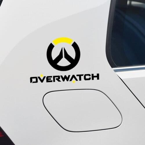 Car Stickers Game Overwatch Creative Decals For Windshield Auto Tuning Styling Vinyls 15x10cm 21x14cm D10