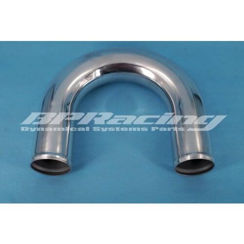 3" Inch /76mm/180 degree U-type Polished DIY aluminum pipe /Thickness 2mm/intercooler pipe / air intake pipe/ Can be welded