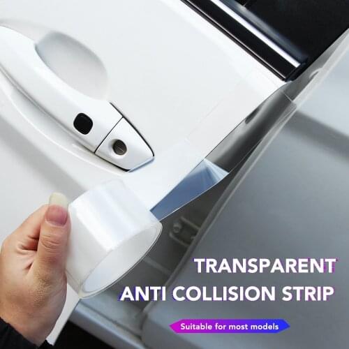 3M Nano Glue Car Sticker Auto Interior Protector Film Door Edge Protective Car Trunk Door Sill Full Body Sticker Accessories