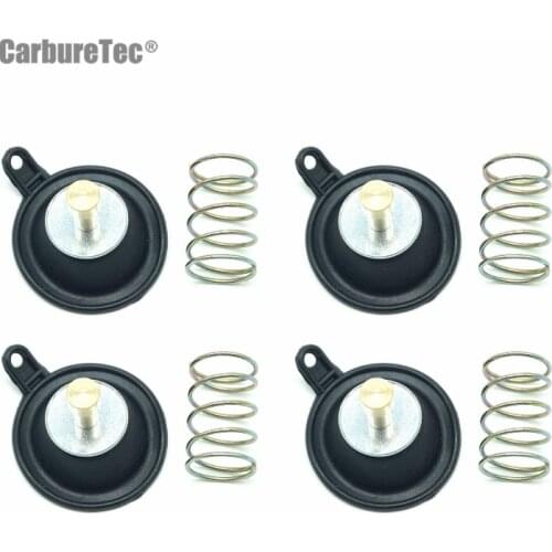 4 Carburetor Air Cut Off Valve Sets Spring for YAMAHA VMX1200 V-Max 1985 1986 1987-2007 XVZ1200 Venture 1983 1984 VMX XVZ 1200