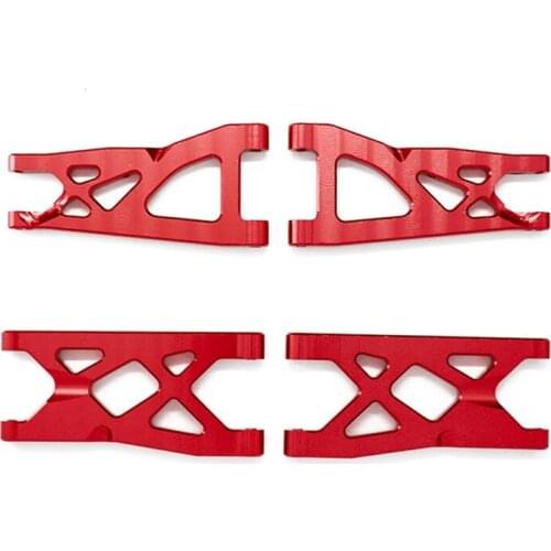 4Pcs Metal Front & Rear Suspension Arms Set for Arrma 1/10 SENTON VORTEKS Typhon Big Rock Granite RC Car Parts