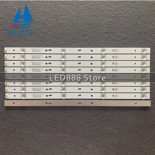 5sets TCL lamp strip Shineon 2D03266 rev. c LCD backlight strip ds-4c-lb490t-ym3 lamp strip