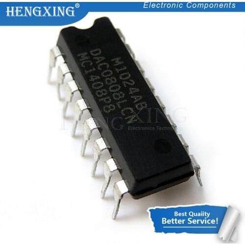 5pcs/lot DAC0808LCN DAC0808 DIP-16 In Stock