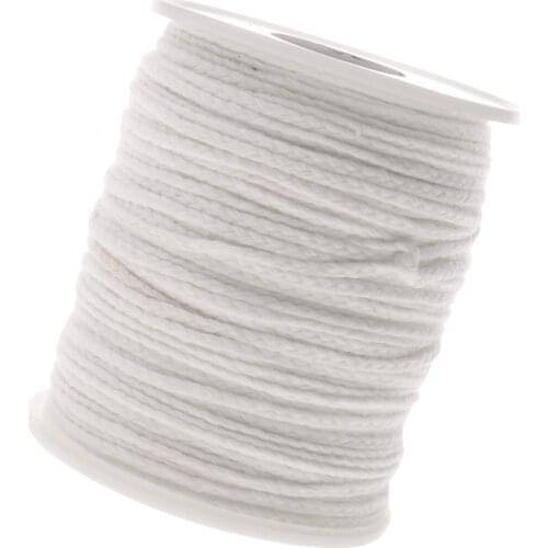 61M Holiday Used Home Used Organic Spool of Cotton Braid Candle Wicks Candle Wick Core White