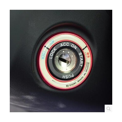 Car-styling Luminous decoration keyhole ring For Chevrolet Cruze Trax Captiva Aveo/For Buick REGAL ENCORE/for Opel Mokka ASTRA J