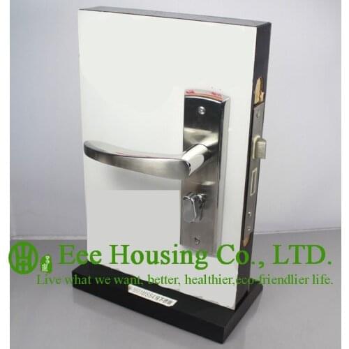 Free Shipping,Stainless Steel handle door lock, mortise lock for Interior Doors, Timber Door Hardware from China