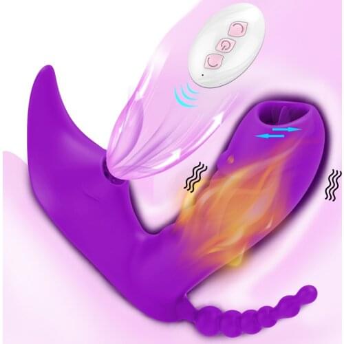 Wireless Remote Control Clit Sucker Pussy Licking Clitoris Stimulator Vibrating Dildo Sex Toy for Women Female Couples Adults 18