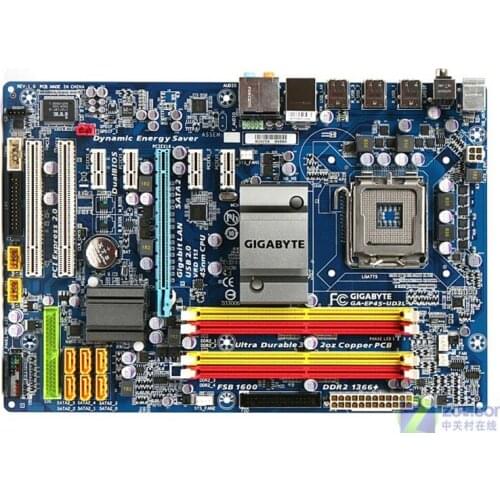 For Gigabyte GA-EP45-UD3L Original Used Desktop Motherboard EP45-UD3L P45 Socket LGA 775 DDR2 ATX On Sale