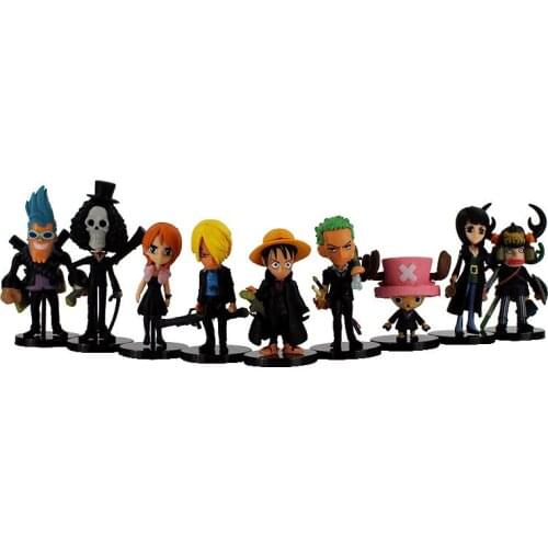One Piece Anime Action Figure Model PVC 7-8CM Luffy Statue Collection Toys For Kids Desktop Decoration Tony Tony Chopper Figma