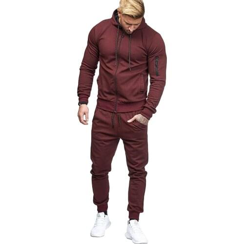 HUISONG Men's Zip Hoodies