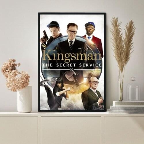 Kingsman:The Secret Service Movie Poster Canvas Print Wall Painting Home Decoration