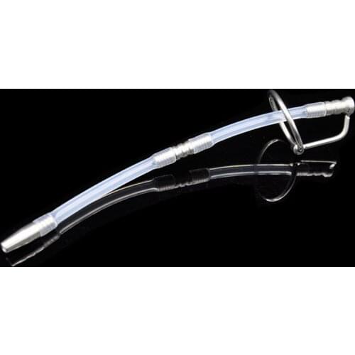 Stainless Steel Urethral Tube Catheter Penis Plug Metal Cock Ring Sex Toys For Men Penis Insertion Urethral Sound Dilators